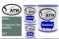 Preview: BMW, Singapore Gray Metallic, B41: 1L Lackdose + 1L Klarlack + 500ml Härter - Set, von ATW Autoteile West.